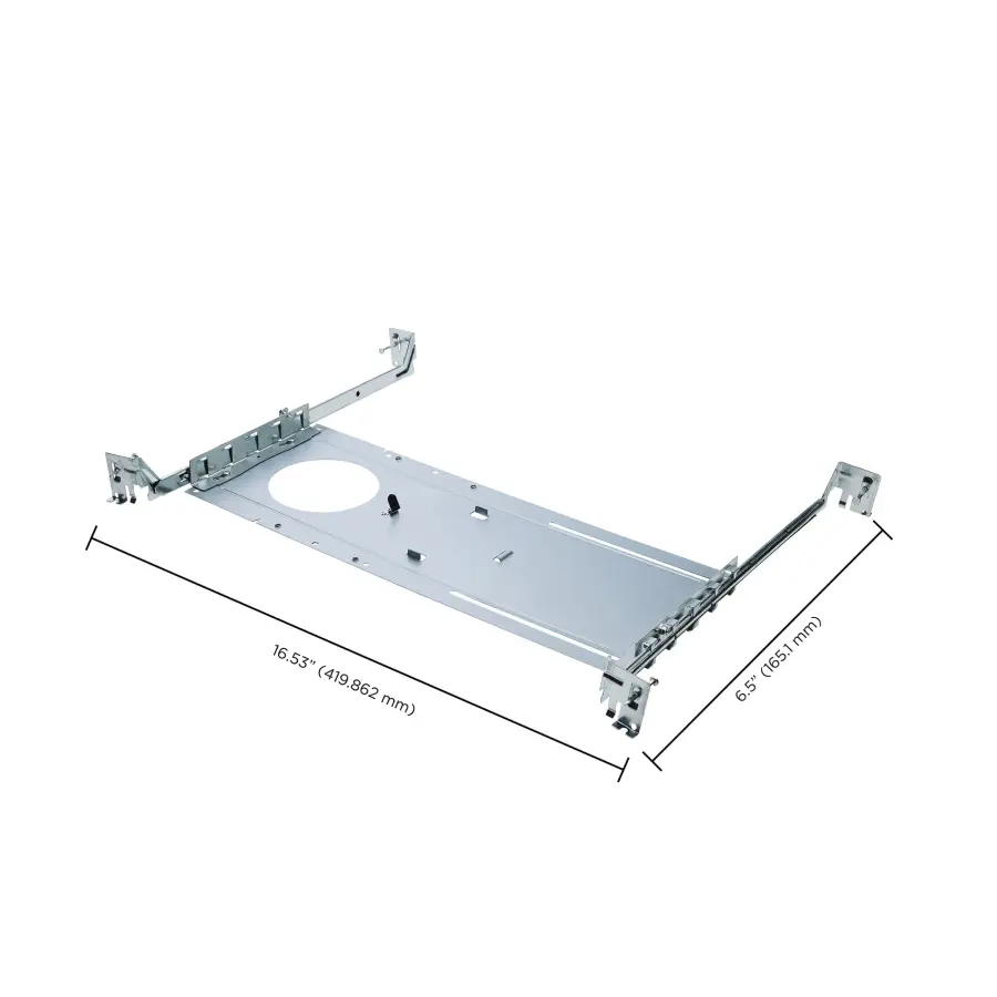 New Construction Mounting Plate with Hanger Bars for T-Grid or Stud/Joist mounting of 3.5-inch Recessed Downlights - Up to 3.625-inch hole diameter - Image 4