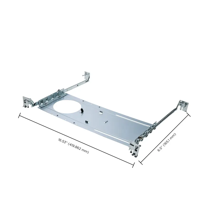 New Construction Mounting Plate with Hanger Bars for T-Grid or Stud/Joist mounting of 4-inch Recessed Downlights - Up to 4.25-inch hole diameter - Image 6
