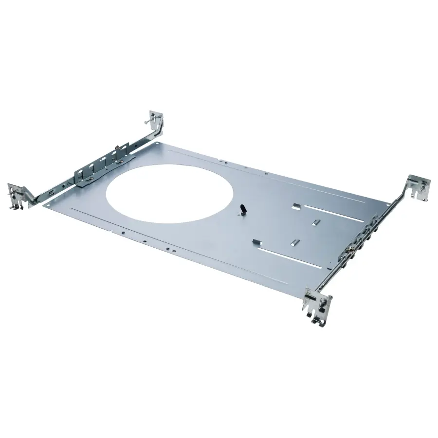 New Construction Mounting Plate with Hanger Bars for T-Grid or Stud/Joist mounting of 8-inch Recessed Downlights - Up to 8.125-inch hole diameter - Image 1