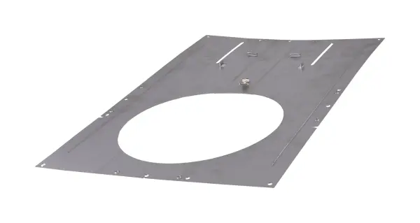 New Construction Mounting Plate with Hanger Bars for T-Grid or Stud/Joist mounting of 8-inch Recessed Downlights - Up to 8.125-inch hole diameter - alternate view