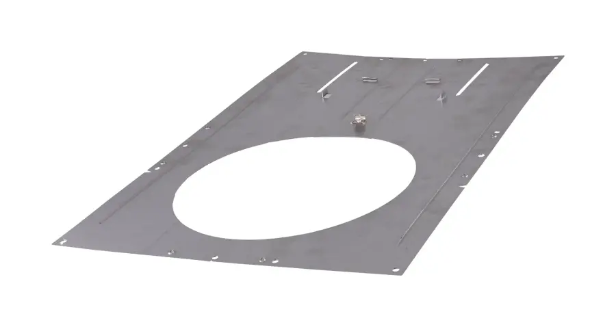 New Construction Mounting Plate with Hanger Bars for T-Grid or Stud/Joist mounting of 8-inch Recessed Downlights - Up to 8.125-inch hole diameter - Image 2