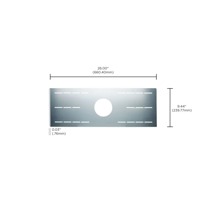 New Construction Mounting Plate for Stud/Joist mounting of 4-inch Recessed Downlights - Up to 4.563-inch hole diameter - Image 3