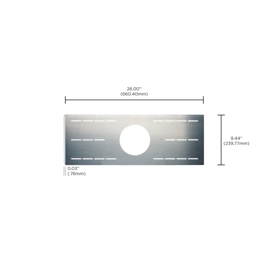 New Construction Mounting Plate for Stud/Joist mounting of 6-inch Recessed Downlights - Up to 5.688-inch hole diameter - Image 3