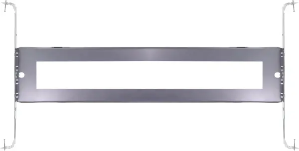 Satco's LED Linear 12 inch rough-in plate will allow you to plan your lighting layout. This rough-in plate has a sleek, recessed appearance and offers a low-profile aesthetic for design versatility. The convenient direct wire junction box and spring-clip mounting make installation quick and easy. This rough-in plate is designed for a multitude of applications and solutions.
