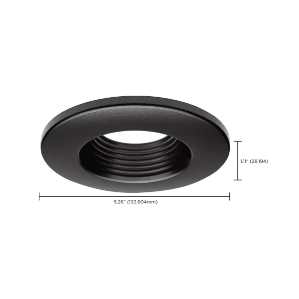 Deep Baffle Trim - 4 Inches - Bronze Finish - alternate view