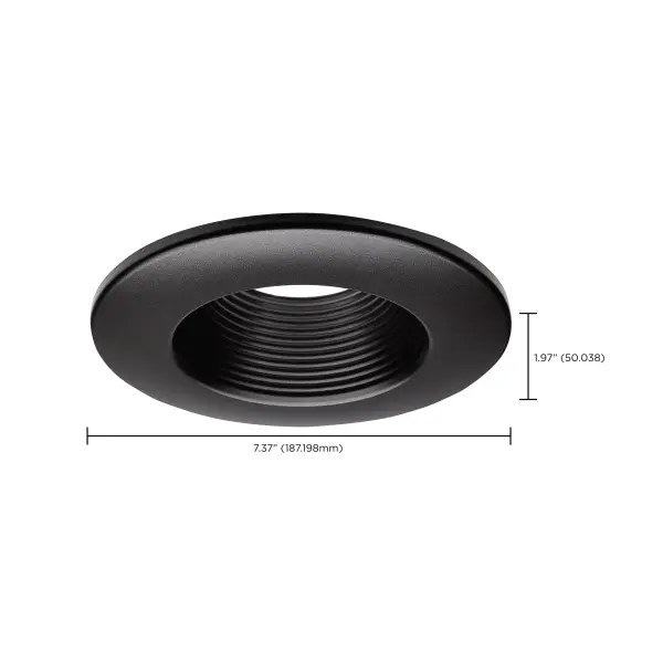 Deep Baffle Trim - 5/6 Inch - Bronze Finish - alternate view