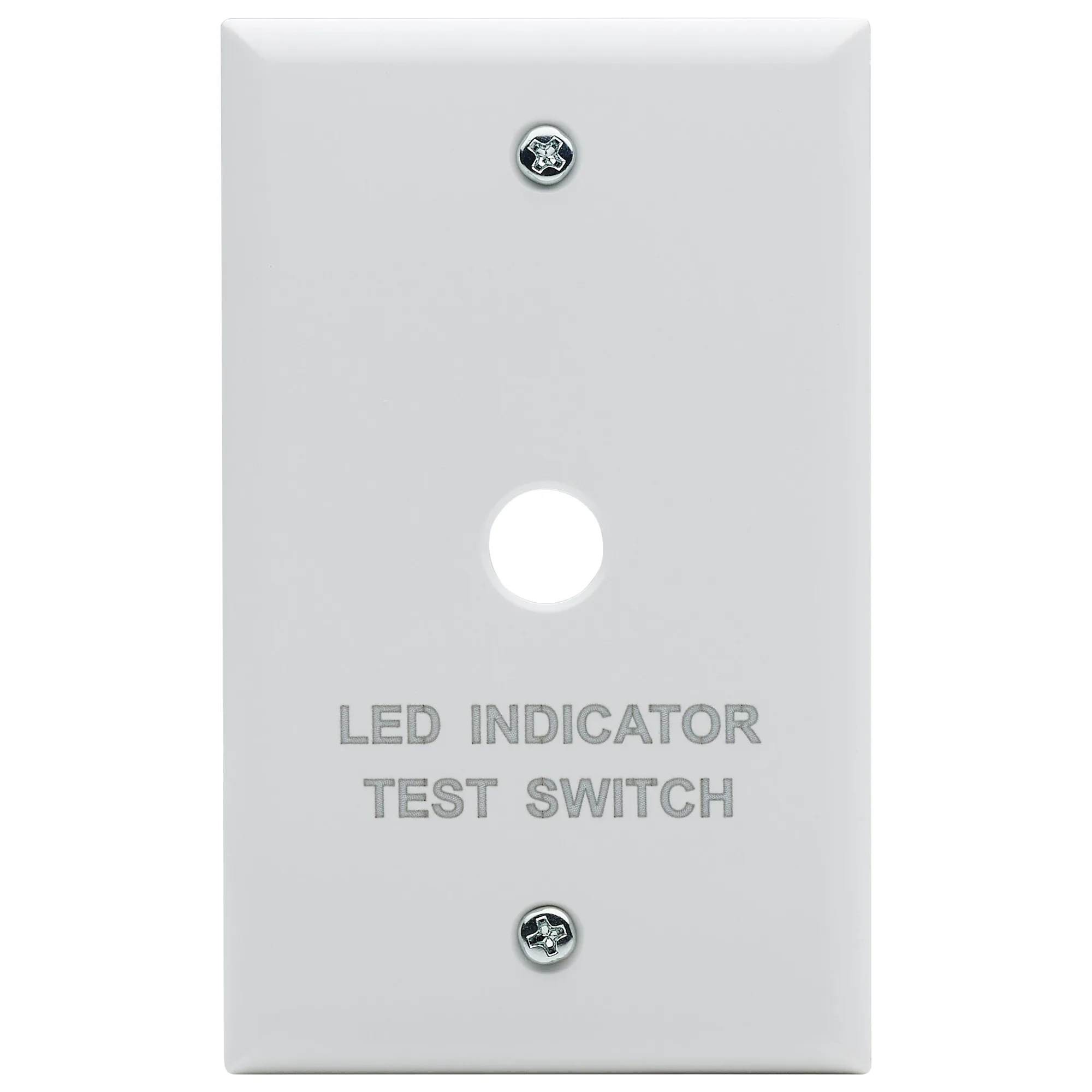 Emergency Remote Test Switch - Single Gang Plate - White Finish