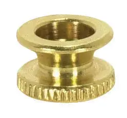 Brass Battery Nut - 8/32 - Burnished And Lacquered Finish