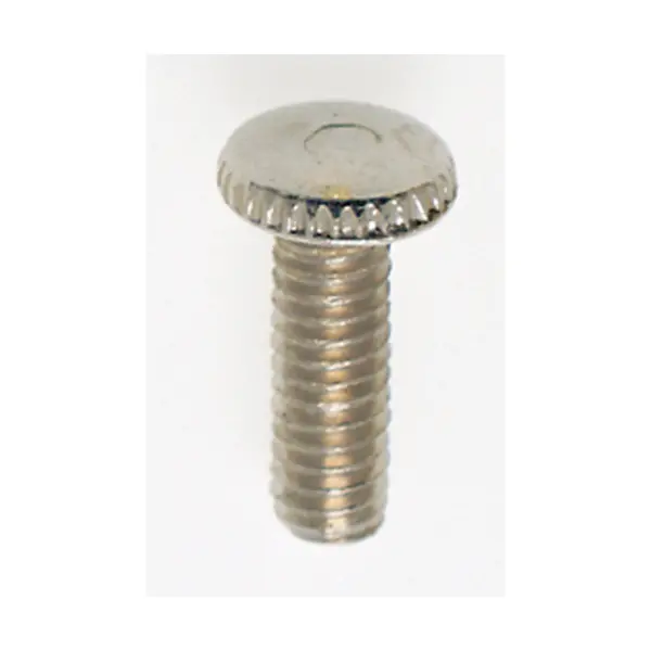 Steel Knurled Head Thumb Screw - 8/32 - 1/2" Length - Nickel Plated Finish