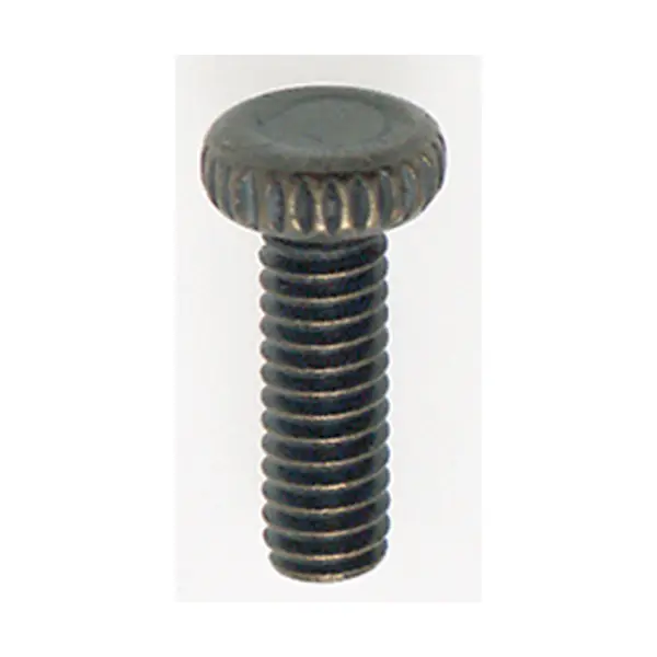 Steel Knurled Head Thumb Screw - 8/32 - 1/2" Length - Antique Brass Finish