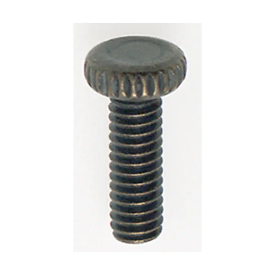 Steel Knurled Head Thumb Screw - 8/32 - 1/2" Length - Antique Brass Finish