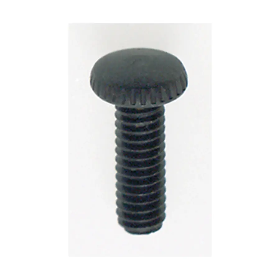 Steel Knurled Head Thumb Screw - 8/32 - 1/2" Length - Black Finish