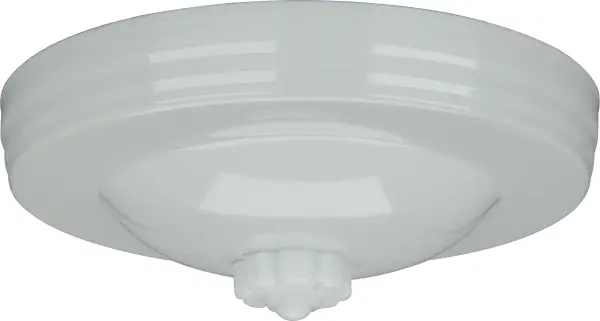 Blank Up Kit - White Finish - 5" Diameter - 7/16" Center Hole - Includes Hardware