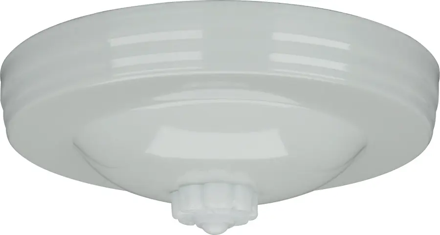 Blank Up Kit - White Finish - 5" Diameter - 7/16" Center Hole - Includes Hardware - Image 1