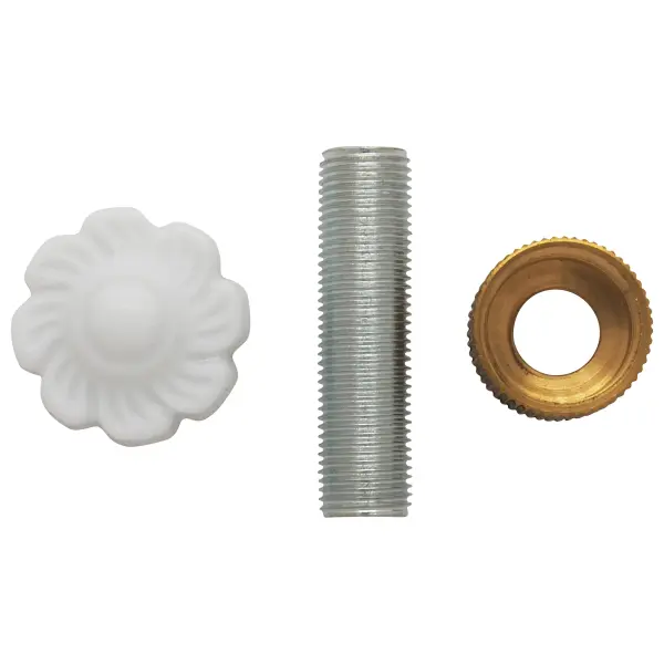 Blank Up Kit - White Finish - 5" Diameter - 7/16" Center Hole - Includes Hardware - Image 3