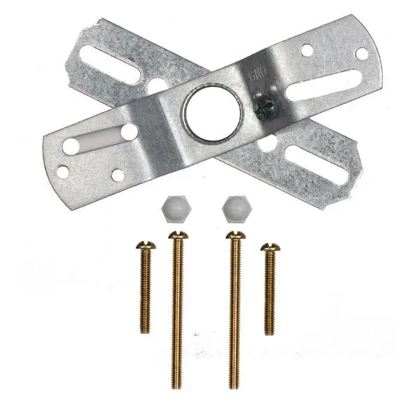 Blank Up Kit - White Finish - 5" Diameter - 2-8/32 Bar Holes - Includes Hardware - Image 3