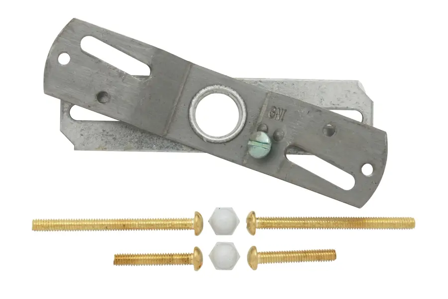 Blank Up Kit - White Finish - 5" Diameter - 2-8/32 Bar Holes - Includes Hardware - Image 4