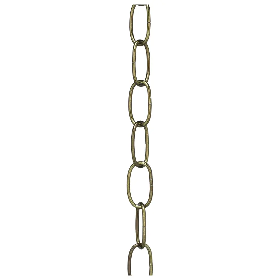 11 Gauge 11/2" Link Length, 7/8" Link Width, 3/32" Thick, 1 yd. Length, 200 yds./ctn. 15lbs MAX