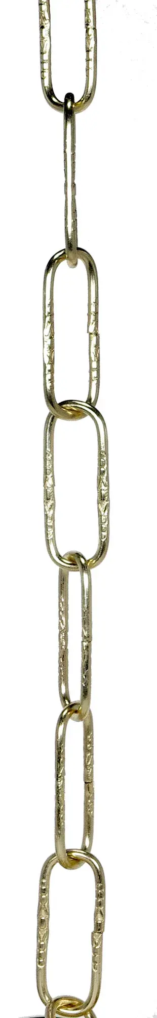 Specialty Chain - Spanish Type Polished Brass Finish - 1 Yard Length - 100 Yards/Carton - 15lbs Max