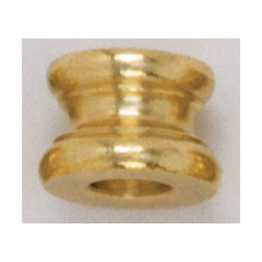 Solid Brass Neck And Spindle - Burnished And Lacquered - 15/16" x 5/8" - 1/8 Slip