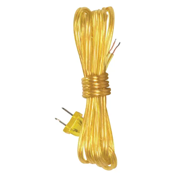 18/2 SPT-2 105C All Cord Sets - Molded Plug - Tinned Tips 3/4" Strip with 2" Slit 36" Hank - 200 Ctn 8 Ft. - Image 2