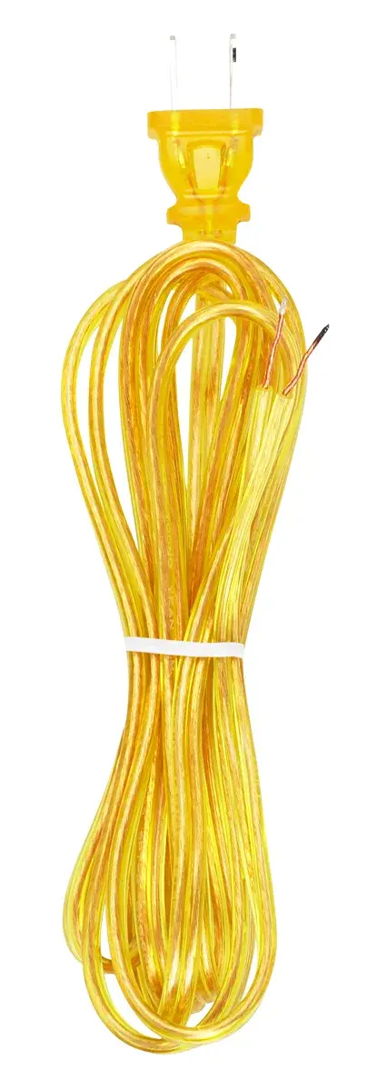 18/2 SPT-2 105C All Cord Sets - Molded Plug - Tinned Tips 3/4" Strip with 2" Slit 36" Hank - 200 Ctn 8 Ft. - Image 3