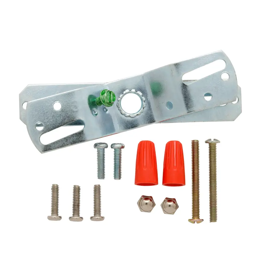 3-1/4" Wired Wall Bracket - White Finish - Includes Hardware - 60W Max - Image 2