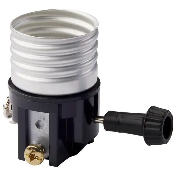 3 Terminal (2 Circuit) Turn Knob Interior Mechanism With Screw Terminals - 250W - 250V