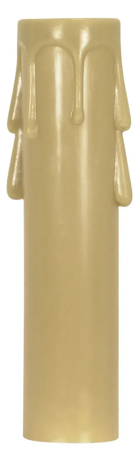 Plastic Drip Candle Cover - Antique Plastic Drip - 13/16" Inside Diameter - 7/8" Outside Diameter - 4" Height