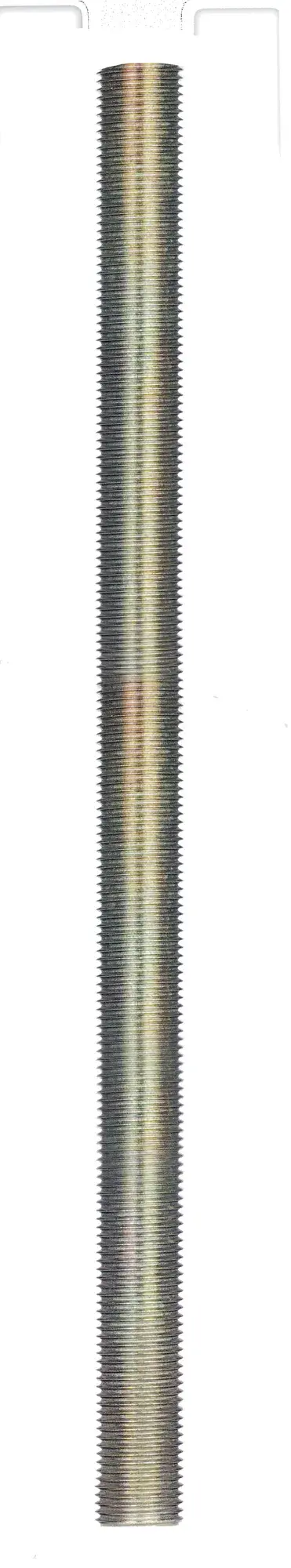 1/8 IP Solid Brass Nipple - Unfinished - 6-1/2" Length - 3/8" Wide