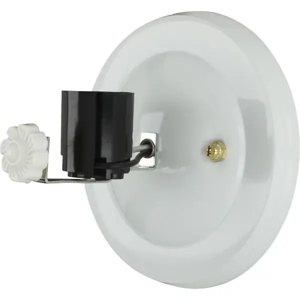 1-Light U-Channel Glass Holder - 1 Light For Use With 7" U-Bend Glass - Includes Hardware - Image 1
