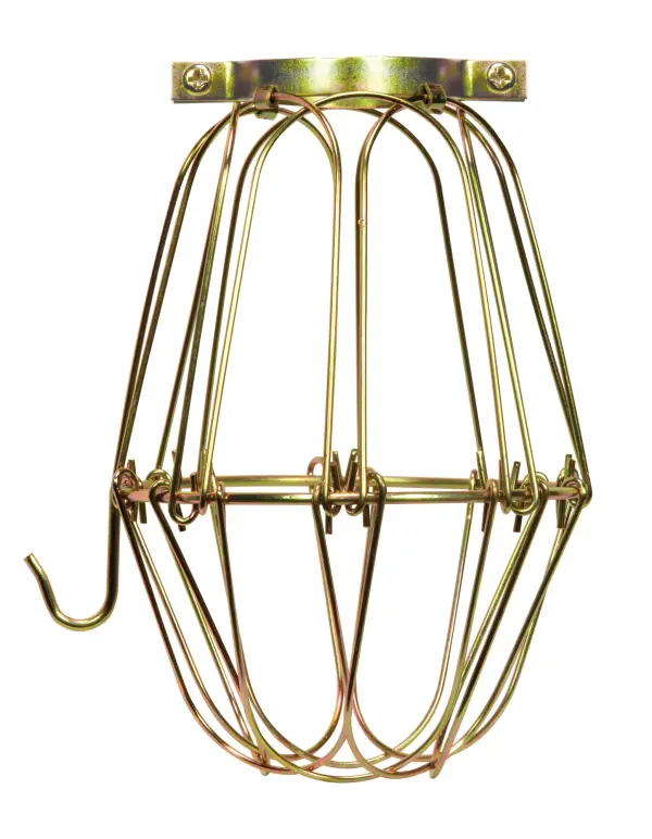 Light Bulb Cage - Brass Finish - 5-3/4" Height