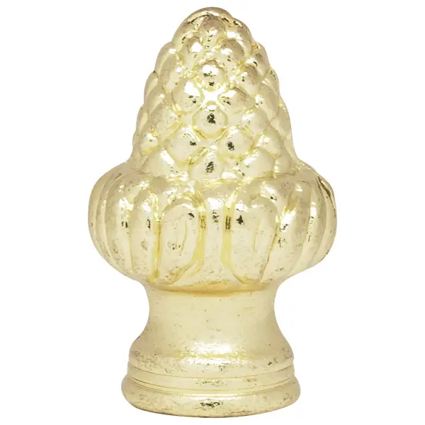 Acorn Finial - 1-1/2" Height - 1/8 IP - Polished Brass Finish - Image 1