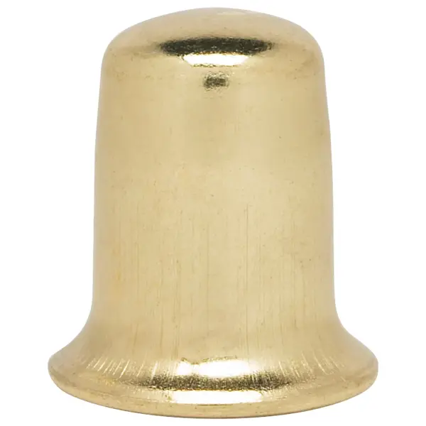 Steel Finial - 1/4-27 - 1" - Brass Plated
