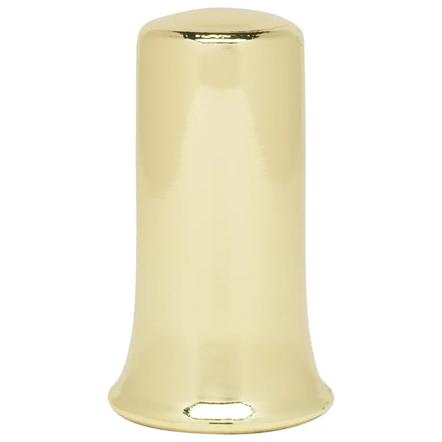 Steel Finial - 1/4-27 - 1-1/2" - Brass Plated - Image 1