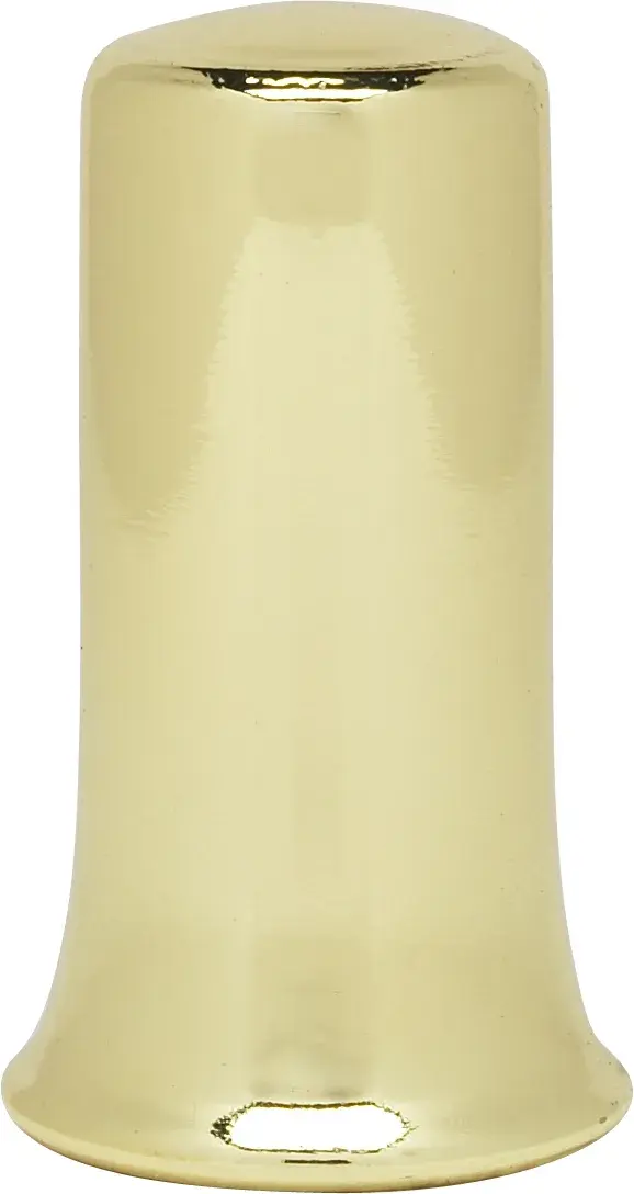 Steel Finial - 1/4-27 - 1-1/2" - Brass Plated - Image 2