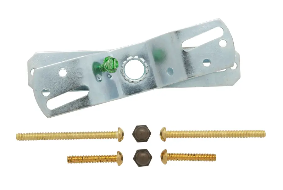 1-5/8" Wired Wall Bracket With Bottom Turn Knob Switch - Antique Brass Finish - Includes Hardware - 60W Max - Image 2