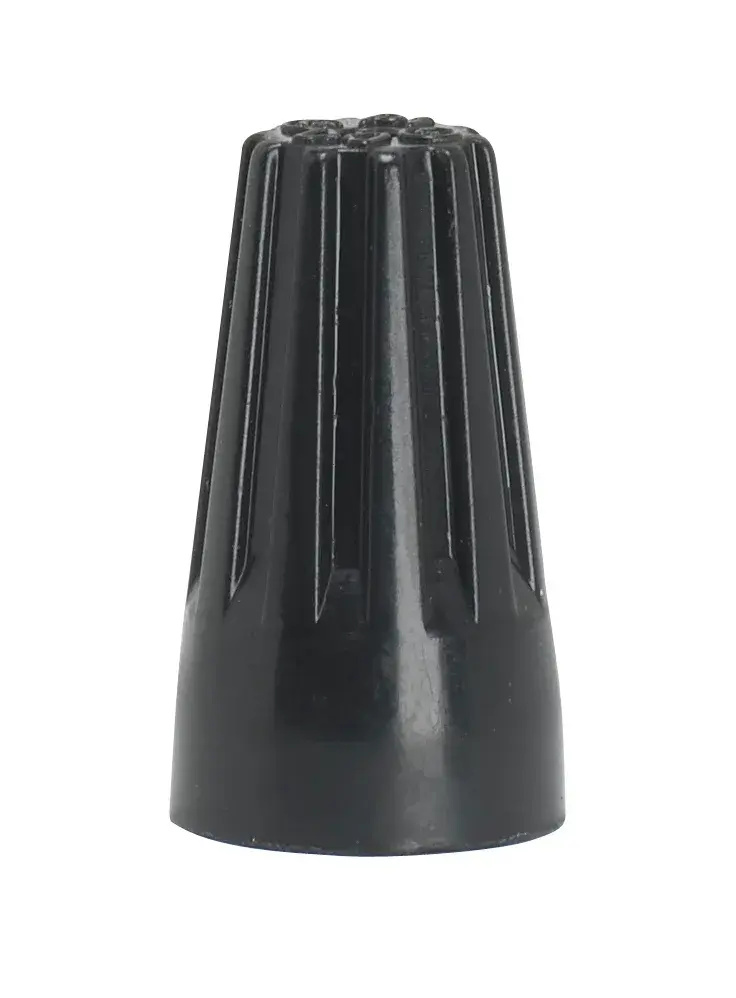 Wire Connector With Spring Inserts - For High Heat 150C Supply Wire - 600V - Black Finish - 2 #18 Max - Image 2