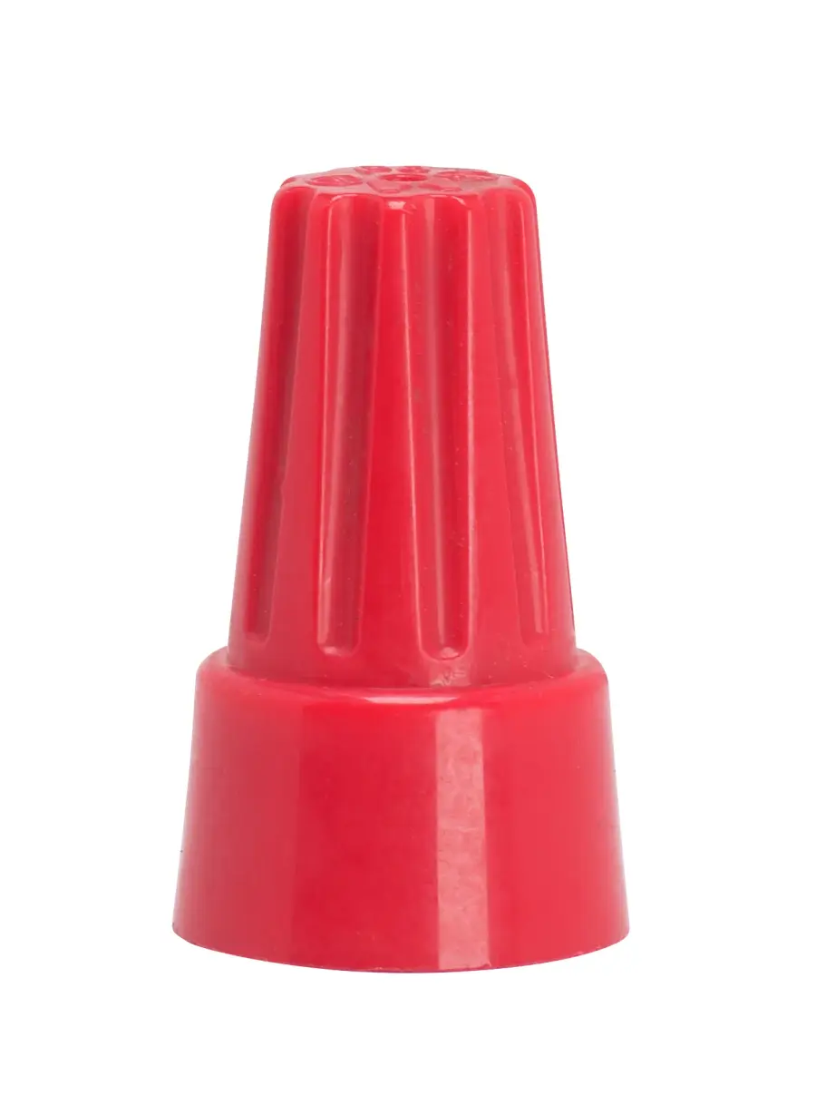 Wire Connector With Spring Inserts - For 105C Supply Wire - 600V - Extra Large - Red Finish - 8 #18 Max - Image 2