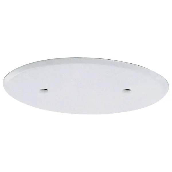 Blank Up Kit For 3" Box - White Finish - 5" Diameter - 2-8/32 Bar Holes - 3" Center to Center - Includes Hardware
