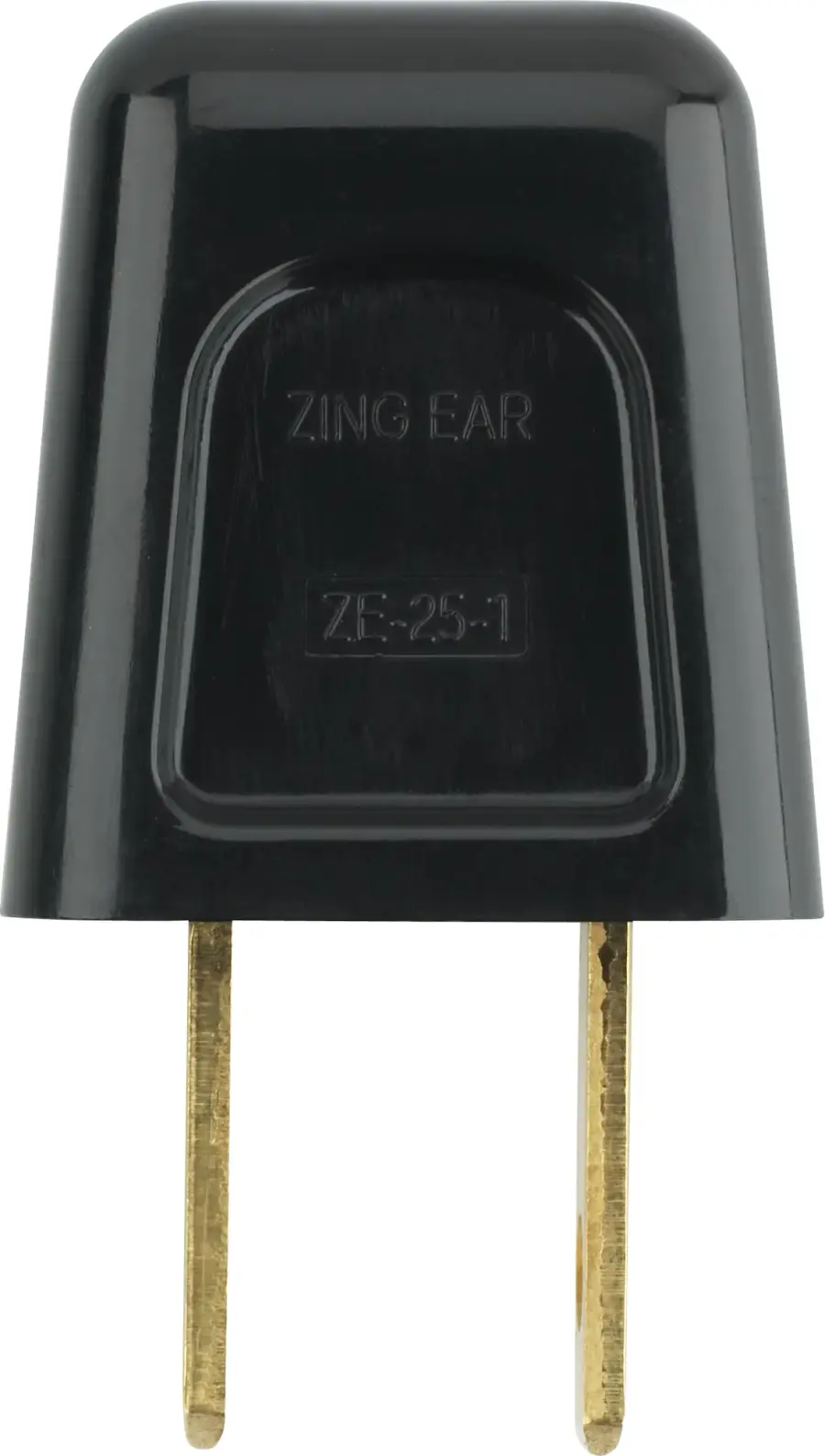 Quick Connect Plug - Black Finish - Polarized - 18/2-SPT-1 - 6A - 125V - Image 2