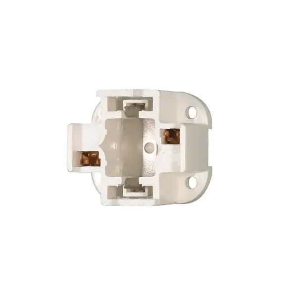 18W Vertical Screw Down Socket - 2-Pin Lamps - G24D-2 And GX24D-2 Base For: CF18DD And CF18DT - 75W - 600V - Image 1