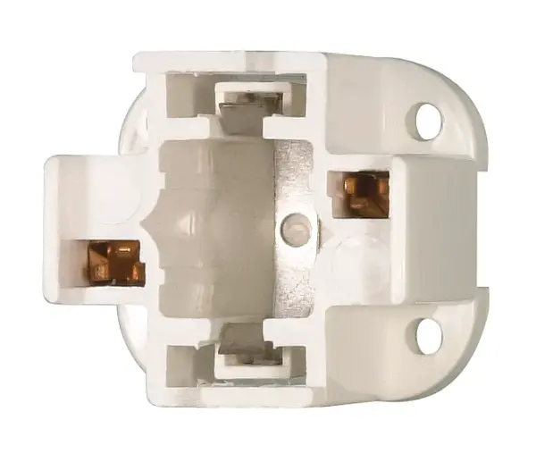 18W Vertical Screw Down Socket - 2-Pin Lamps - G24D-2 And GX24D-2 Base For: CF18DD And CF18DT - 75W - 600V - alternate view