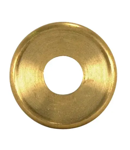Turned Brass Check Ring - 1/8 IP Slip - Unfinished - 1" Diameter