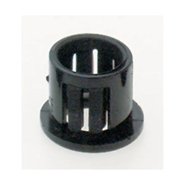 Nylon Snap-In Bushing - For 7/16" Hole - Black Finish - Image 1