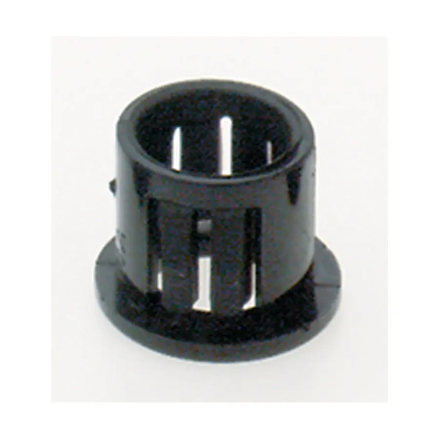 Nylon Snap-In Bushing - For 7/16" Hole - Black Finish - Image 1