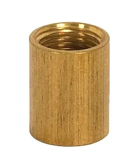 Brass Coupling - 5/8" Long - 1/8 IP - Unfinished