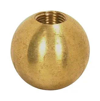 Brass Ball - 1" Diameter - 1/8 IP Tap - Unfinished