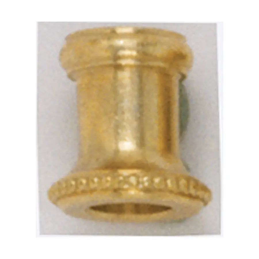 Solid Brass Necks And Spindles - Burnished And Lacquered - 13/16" x 7/8" - 1/8 Slip