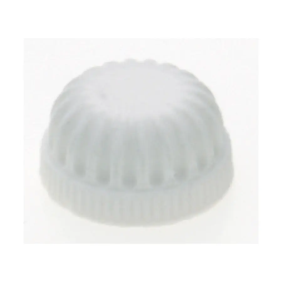 Plastic Lock-Up Caps - 1/8 IP - 3/4" Diameter - White Finish